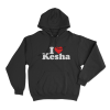 I Love Kesha Unisex Hoodie Black