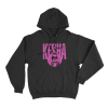 Kesha Pink Portrait Unisex Hoodie Black