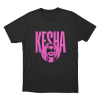 Kesha Pink Portrait Unisex T Shirt Black