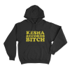 Kesha Records Bitch Unisex Hoodie Black