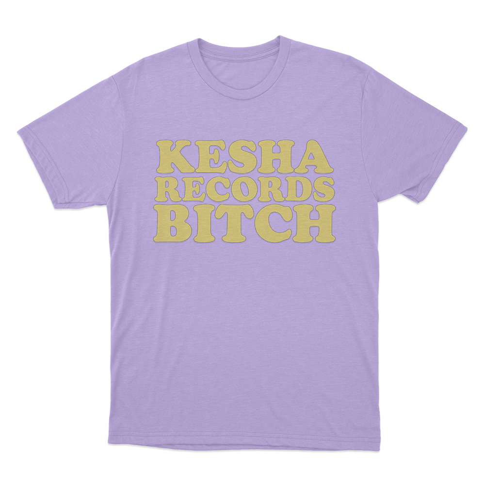 Kesha Records Bitch Unisex T Shirt Purple Kesha Records Bitch Unisex T Shirt Purple