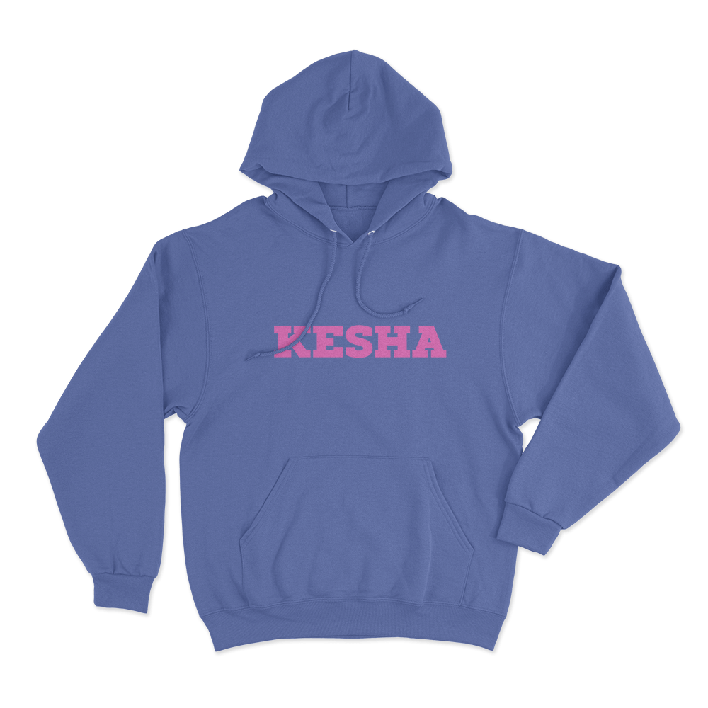 Kesha Unisex Hoodie Blue Kesha Unisex Hoodie Blue