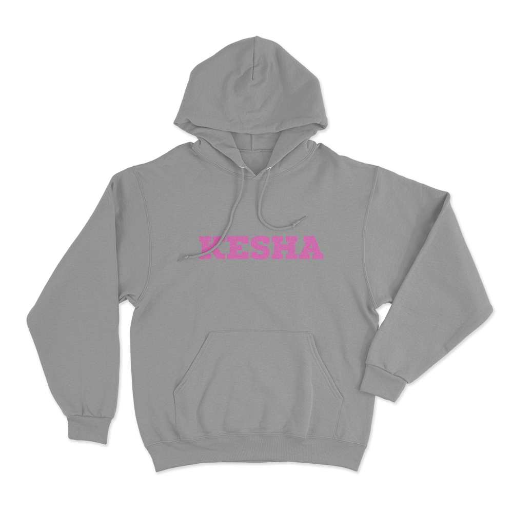 Kesha Unisex Hoodie Grey Kesha Unisex Hoodie Grey