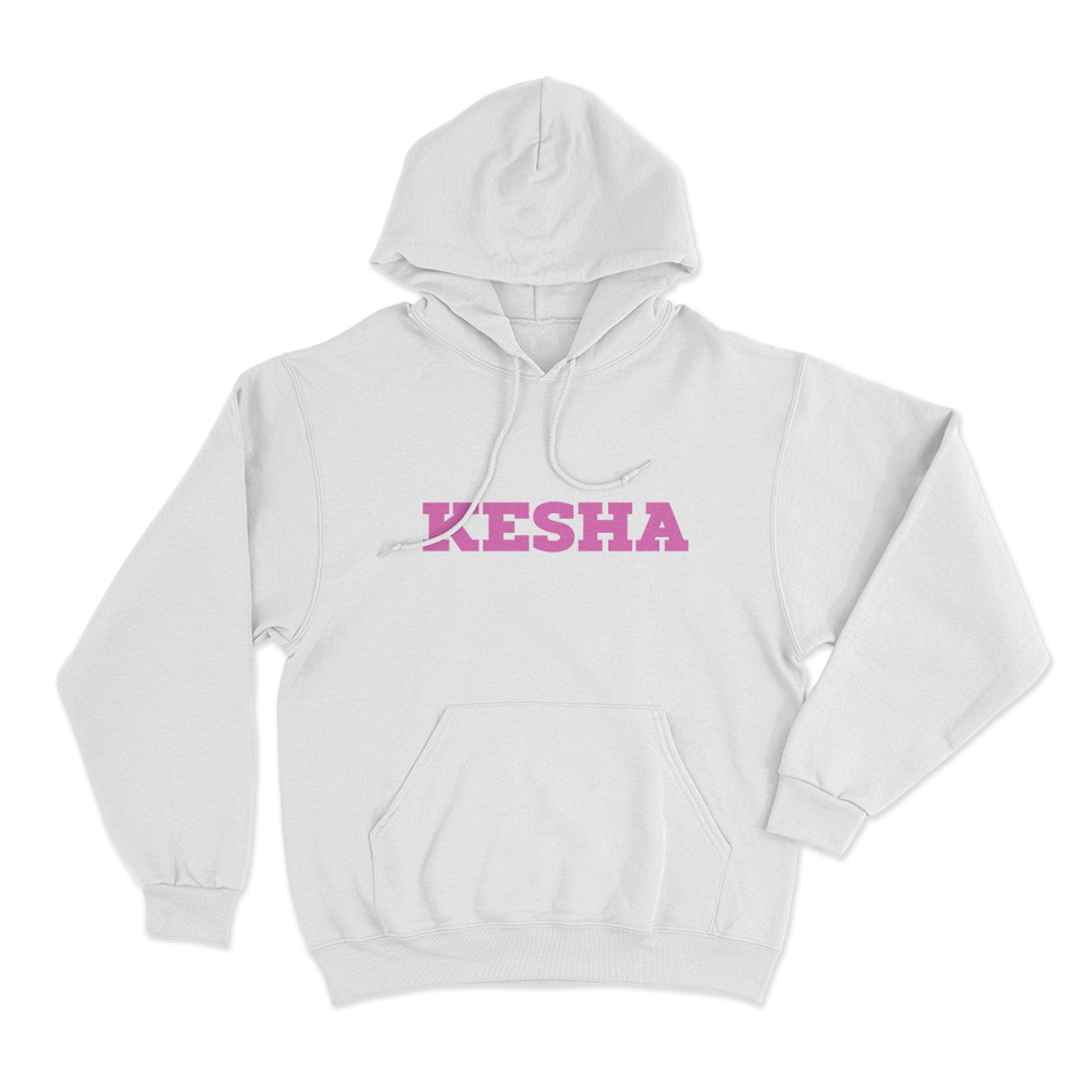 Kesha Unisex Hoodie White Kesha Unisex Hoodie White