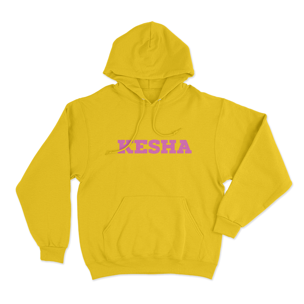Kesha Unisex Hoodie Yellow Kesha Unisex Hoodie Yellow