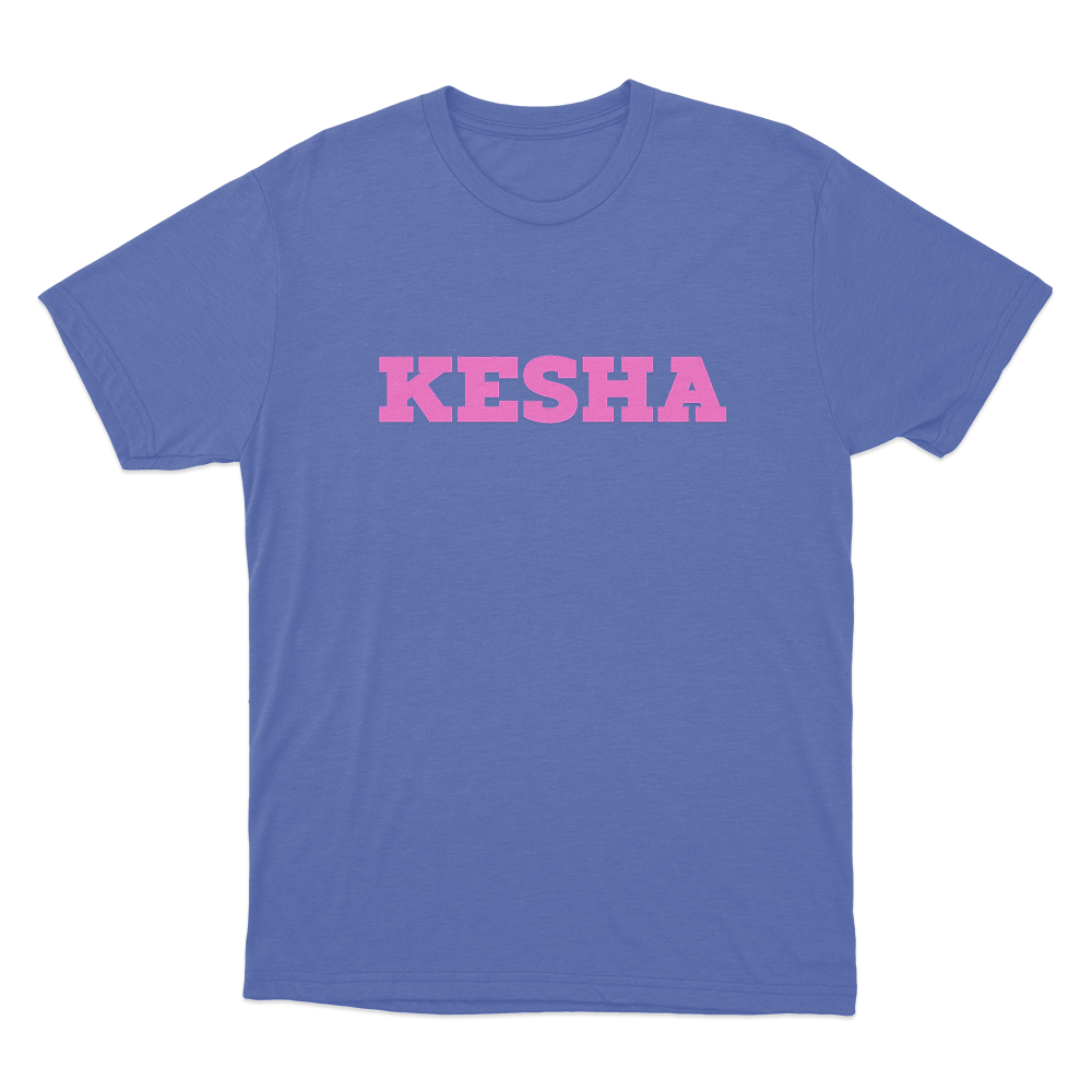 Kesha Unisex T Shirt Blue Kesha Unisex T Shirt Blue