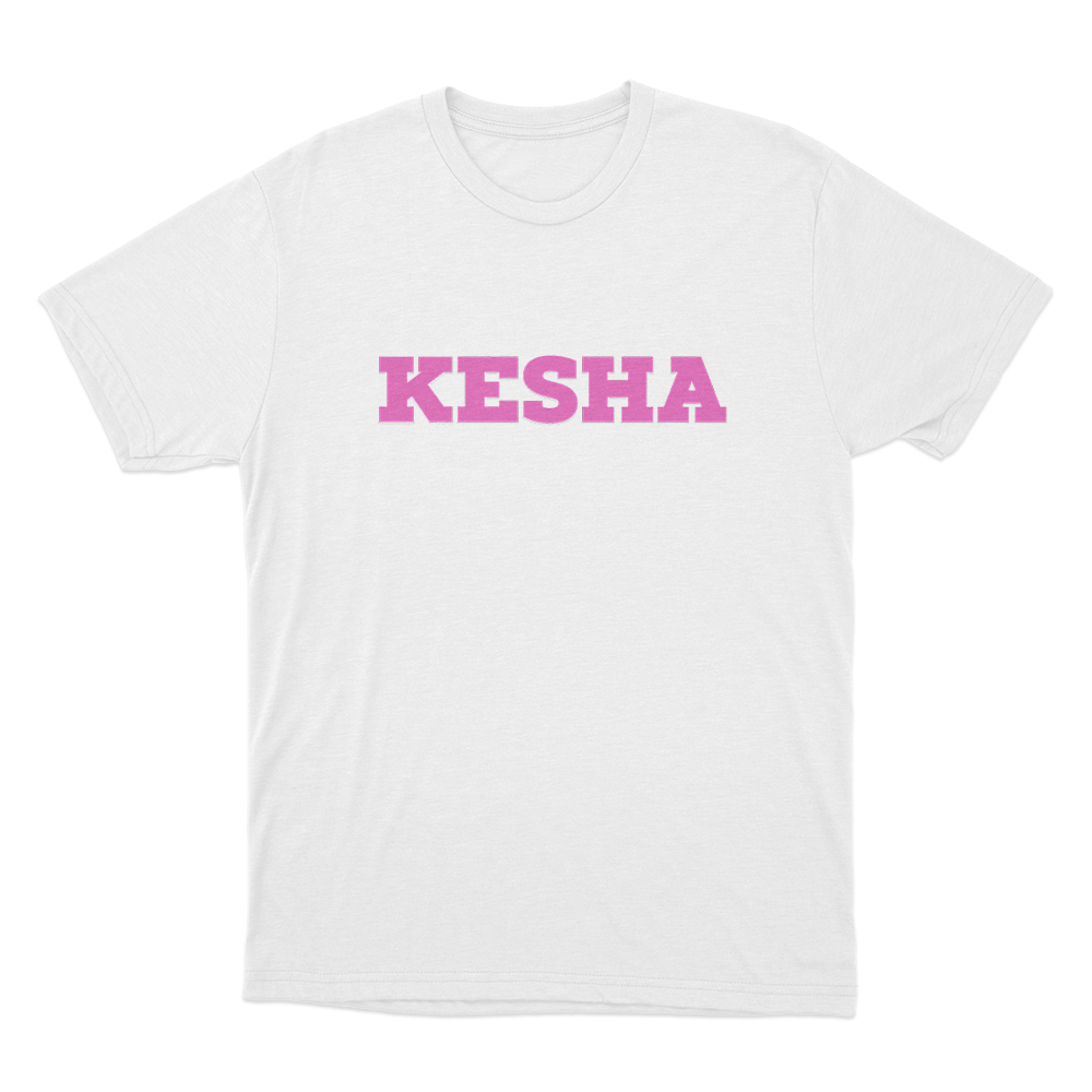 Kesha Unisex T Shirt White Kesha Unisex T Shirt White
