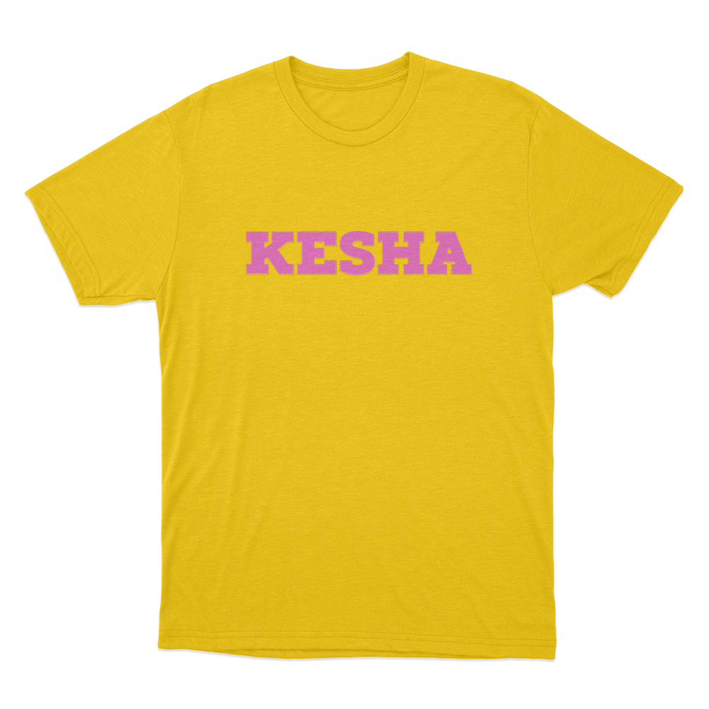 Kesha Unisex T Shirt Yellow Kesha Unisex T Shirt Yellow