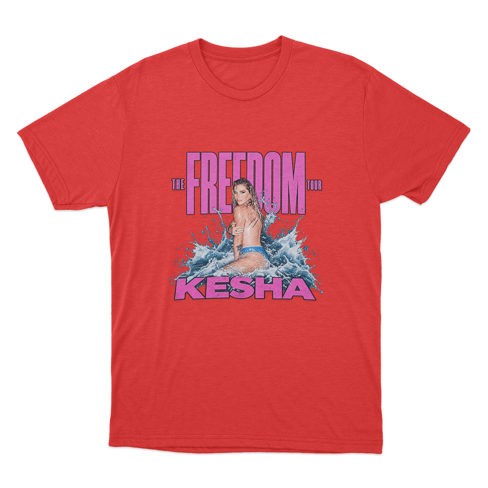 The Freedom Tour Unisex T Shirt Red The Freedom Tour Unisex T Shirt Red