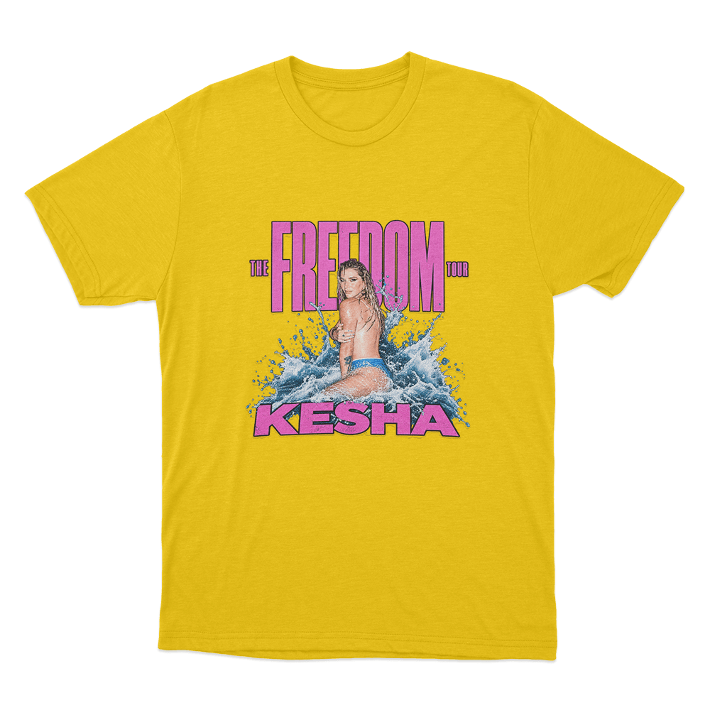 The Freedom Tour Unisex T Shirt Yellow The Freedom Tour Unisex T Shirt Yellow